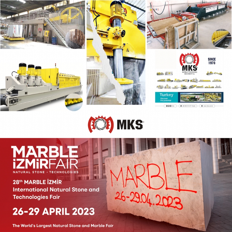 28ª Feria del Mármol de Esmirna / 26-29 de abril de 2023, Turquía  