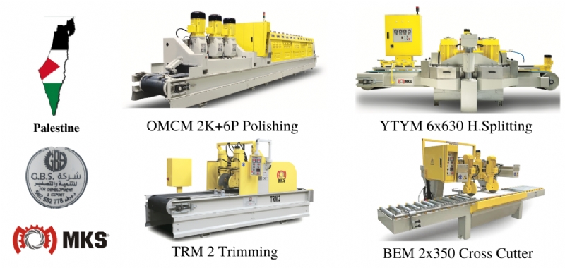 Marble Strips/Tiles Polishing and Cutting Line 