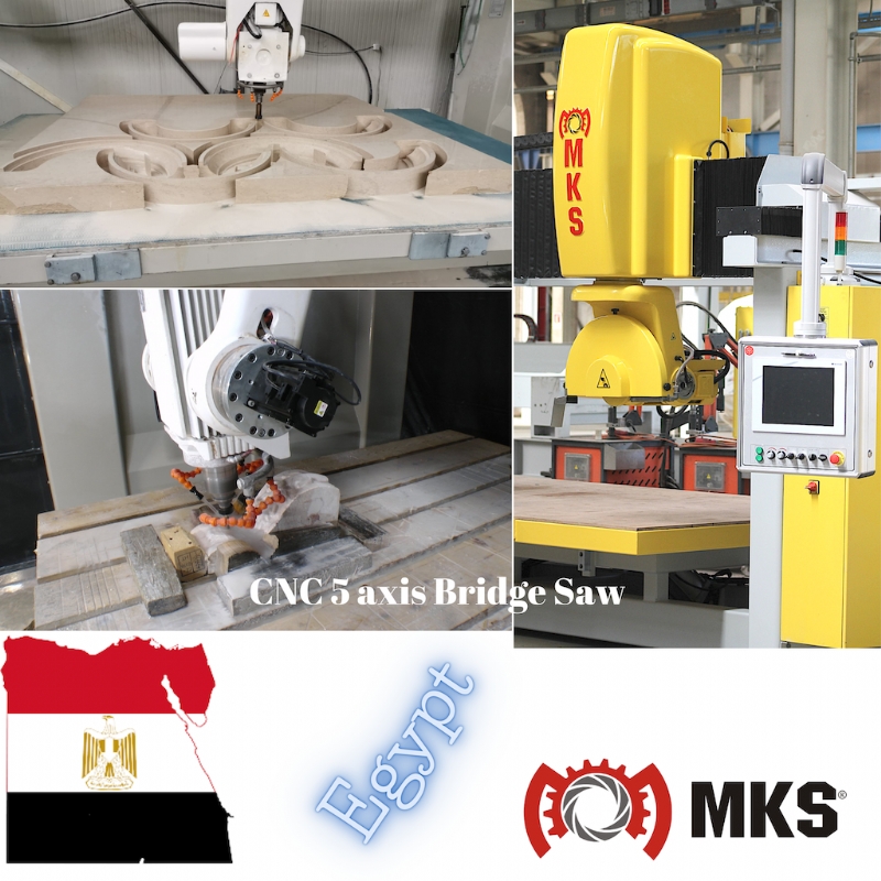  5 axis CNC Bridge Saw, CNC Bridge Cutter Cutting MachineI MKS 