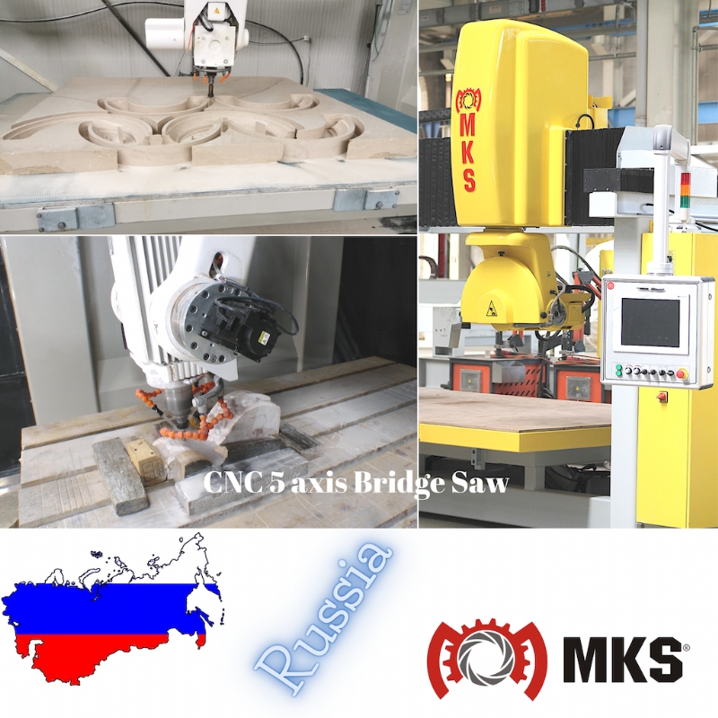 5 axis CNC Bridge Saw, CNC Bridge Cutter/Cutting Machine I MKS 