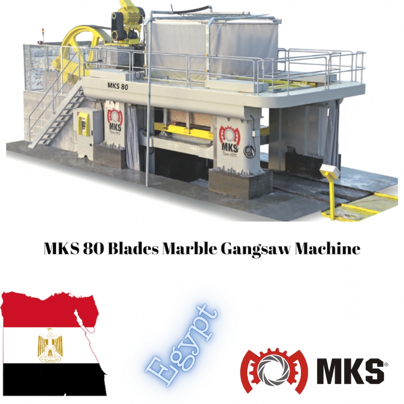 Diamond Multi-blade Gang Saw (Gangsaw - 80 Blades) Machine for Marble