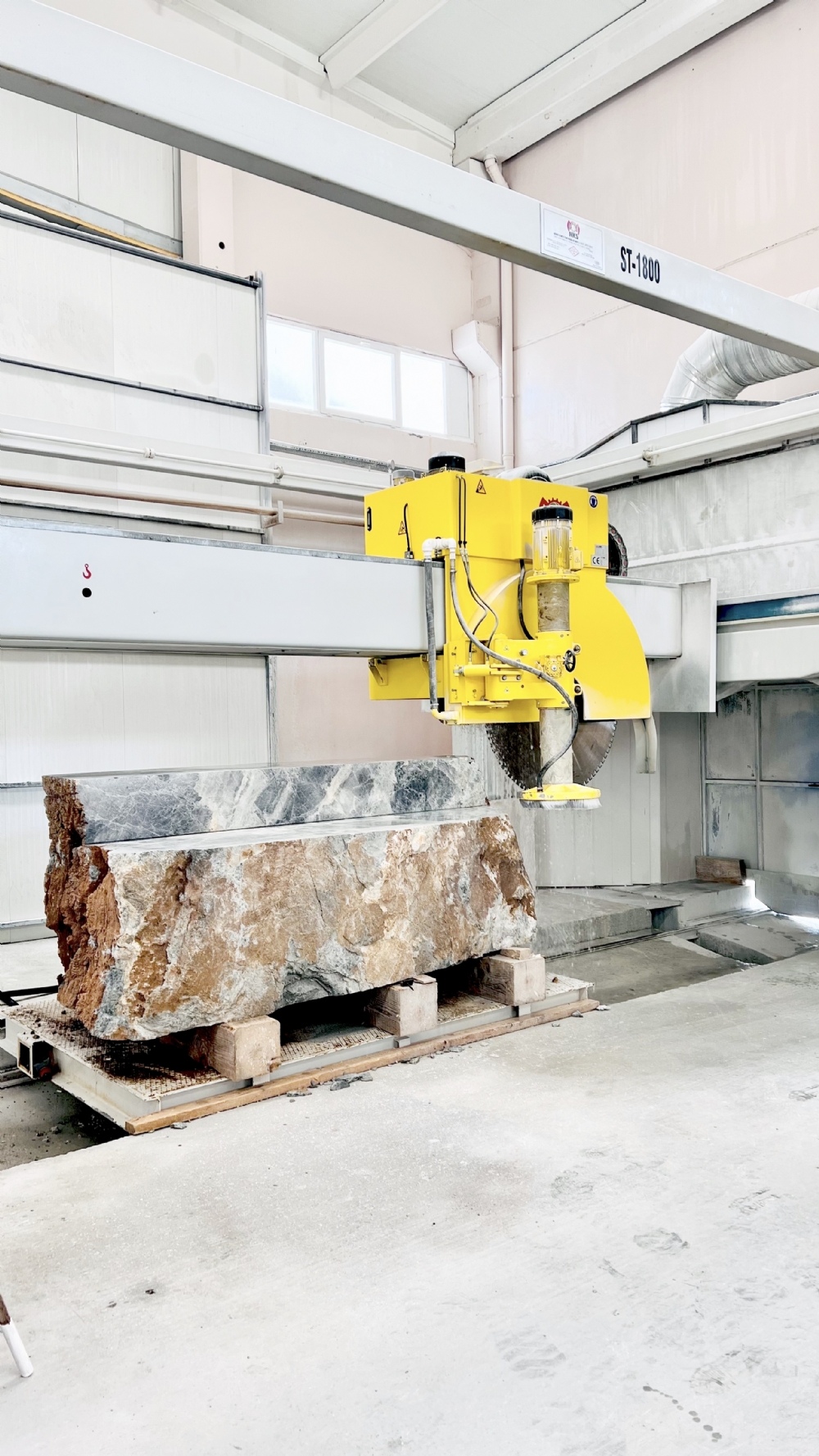 Block Cutter ST 1800 | MKS Machinery Marble Granite Travertine Cutting ...