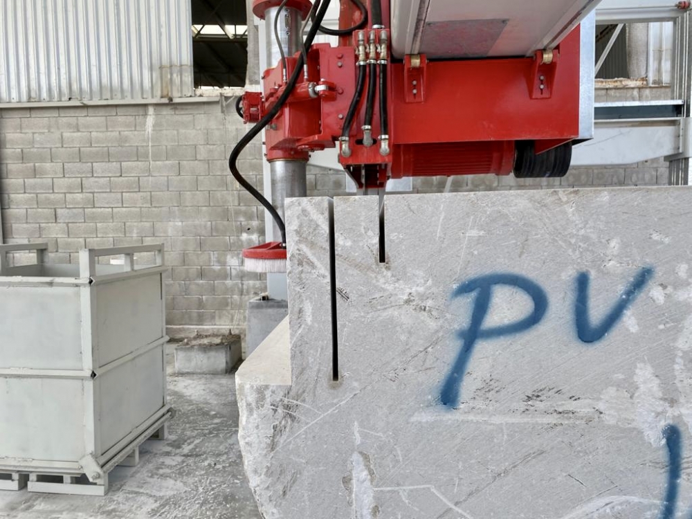 Block Cutter ST 1800 | MKS Machinery Marble Granite Travertine Cutting ...