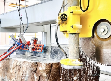Block Cutter ST 1800 | MKS Machinery Marble Granite Travertine Cutting ...